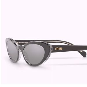 Miu Miu Black Cat eye Sunglasses